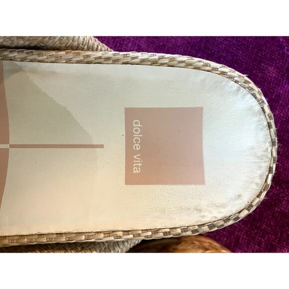 DOLCE VITA Blume Platform Slide Sandal Slip On Size 8 MINIMALIST COMFY VACAY - Picture 3 of 7